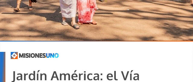 Jardín América: el Vía Crucis de la Selva convocó a vecinos y turistas en los Saltos del Tabay